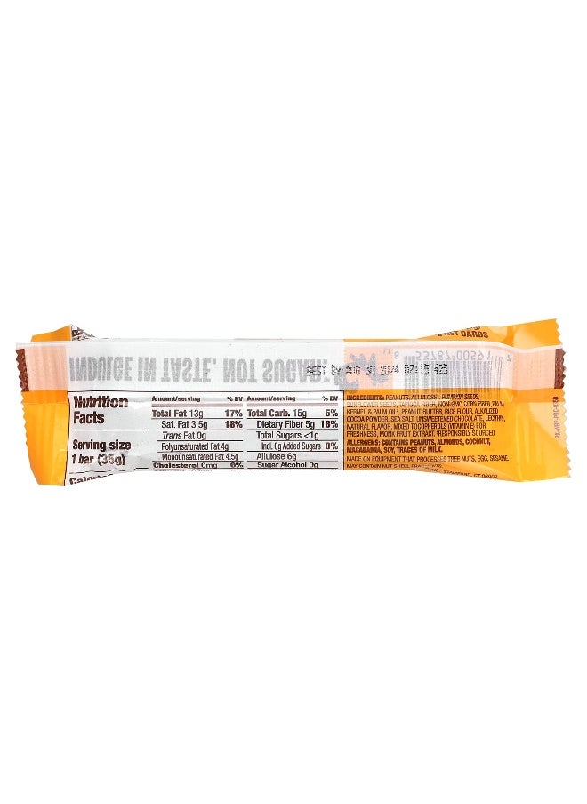 Munk Pack Munk Pack, Nut & Seed Bar, Peanut Butter Dark Chocolate, 1.23 oz (35 g)  - Image 2