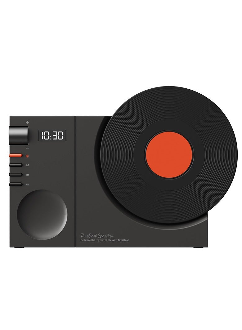 Clock bluetooth speaker Desktop retro clock style music player Portable Bluetooth Speakers - Image 1