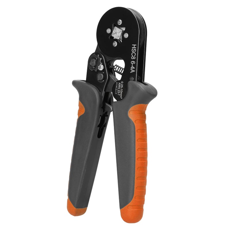 HSC8 6-4 0.25-10m㎡ AWG23-7 Ferrule Crimping Tool Kit High Hardness Crimper Plier - Image 1