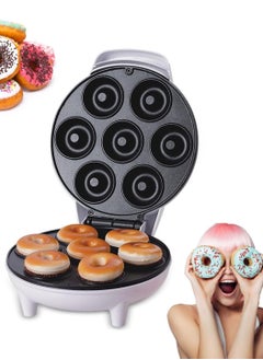 SUKILO Mini Donut Maker Machine – Electric Donut Press with Non-Stick Double-Sided Heating, Kid-Friendly, Makes 7 Doughnuts in Minutes, Easy to Clean  - Image 1
