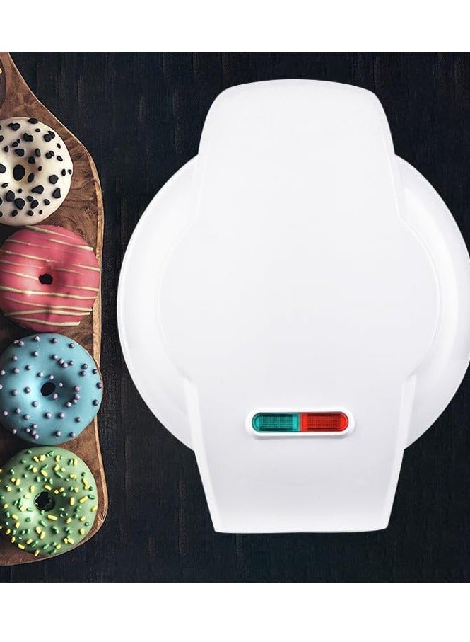 Mini Donut Maker Machine – Electric Donut Press with Non-Stick Double-Sided Heating, Kid-Friendly, Makes 7 Doughnuts in Minutes, Easy to Clean