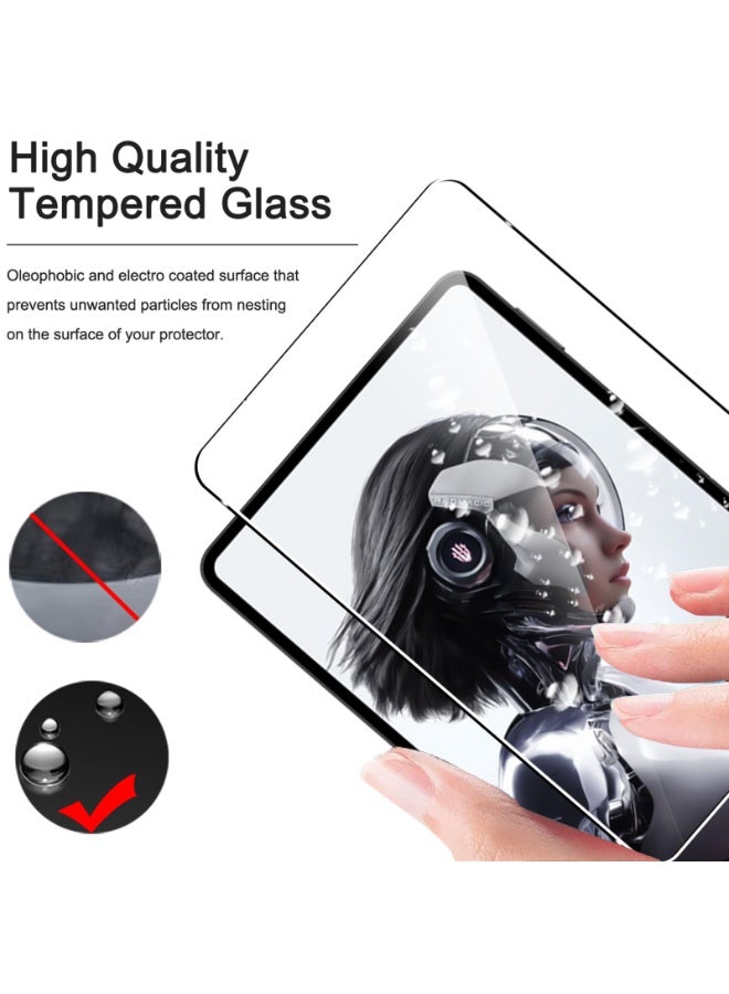 2 Pack Screen Protector for REDMAGIC Astra Gaming Tablet 9.06 inch, 9H Toughness Premium Shatterproof Scratch-Resistant Anti-Fingerprint No-Bubble HD Ultra Clear Tempered Glass - Image 5