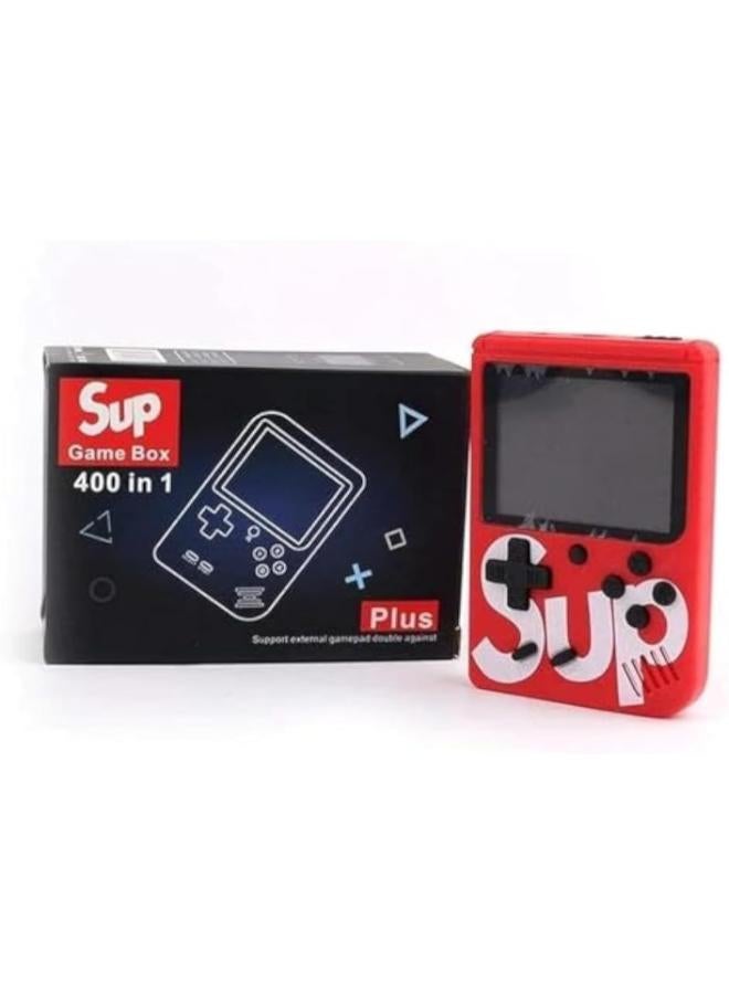 Generic Ndream Double Play Mini Handheld Video Game Console Gameboy Built-in 500 Classic Games (Red+Sup)