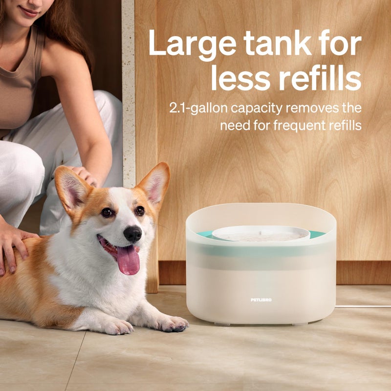 PETLIBRO Replacement Filters for Capsule Dog Fountain PLWF008, 4 Month Set of Filters for Dog Water Dispensers, 8 Count Pack, White - Image 3