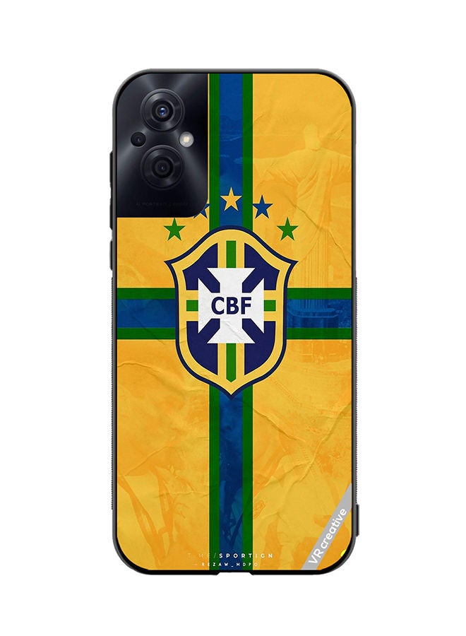 VR CREATIVE Protective Case Cover For Oppo Reno8 Z Cbf Brazil Design Multicolour - Image 1