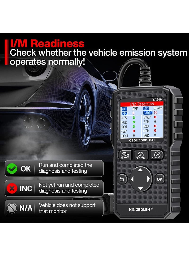 KINGBOLEN YA200 OBD2 Scanner - Comprehensive Car Diagnostic Tool - Image 3