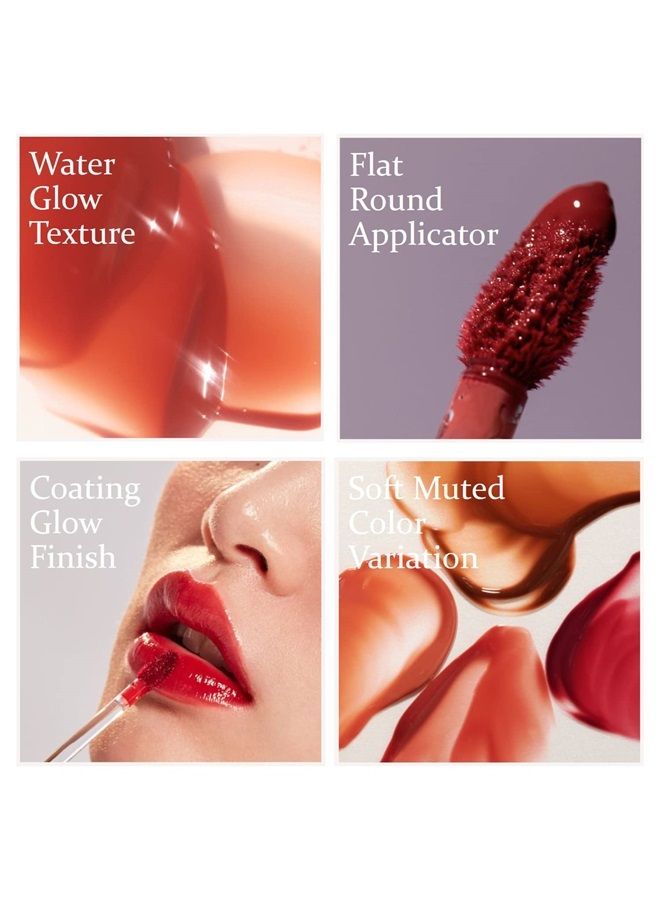 HINCE Mood Enhancer Water Liquid Glow - Non-Sticky & Waterproof Lip Stain for Women - Long Wearing Lip Gloss for Natural and Glass Glow - Moisturizing Liquid Makeup, 0.16 fl.oz. (REFINED) - Image 2