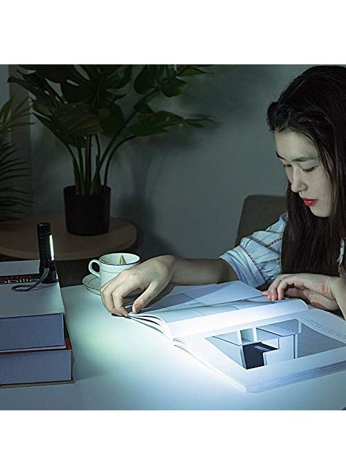 JDD ENTERPRISE JDD Rechargeable LED Flashlight with COB Light Mini Waterproof Portable LED COB Flashlight USB Rechargeable  - Image 3