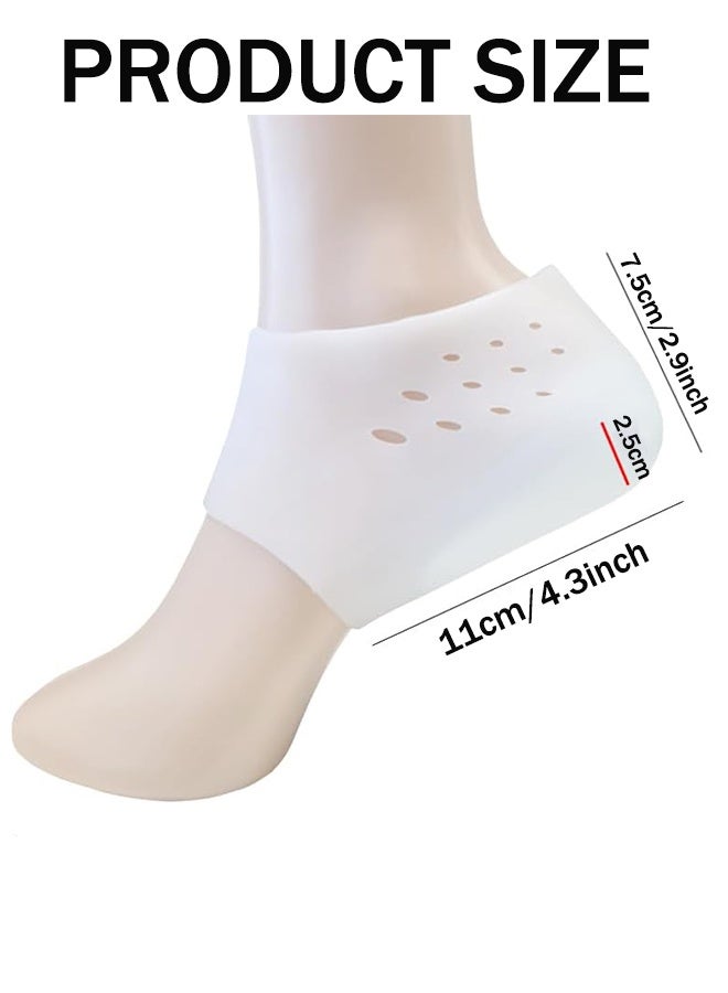 2pairs Plantar Fasciitis Socks With Arch Support Heel Bandage Heel Protection Cushion for Plantar Fasciitis and Heel Pain Relief - Image 5