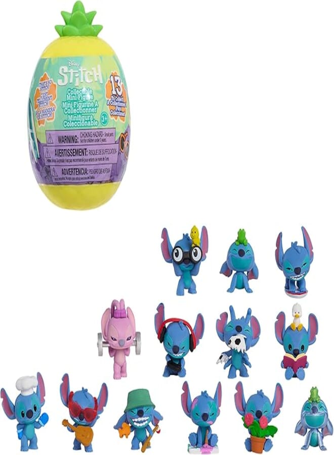 Just Play Disney Lilo And Stitch Mystery Capsule Pineapple Series 4 (One Random Piece)