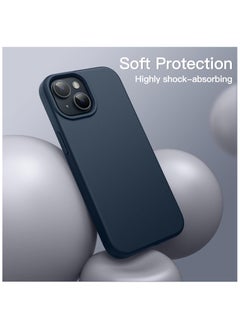 FITIT FITIT Magnetic Silicone Case for iPhone 15 6.1-Inch, Compatible with MagSafe, Blue.  - Image 3