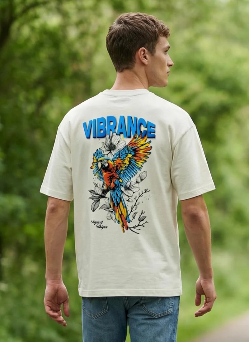 NOBERO  NOBERO Men's Premium Oversized Printed T-Shirt for Men | Best Price UAE