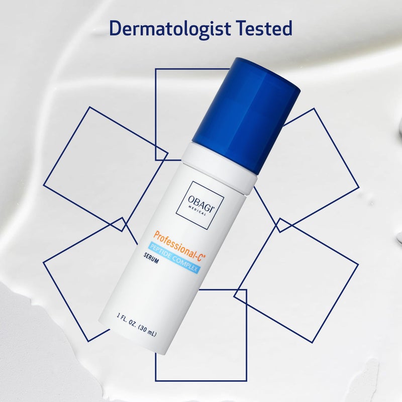 Obagi Medical Obagi Professional-C Peptide Complex Serum â€“ Improves the Appearance of Firmness, Skin Tone & Fine Lines & Wrinkles â€“ 1 oz - Image 4