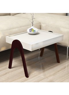 BROWN ART SHOPPEE Rectangle Coffee Table Center Tables Side Table Living Room Tables Console Table Coffee Tables Sofa Table Modern Coffee Table Coffee Table Set White Brown