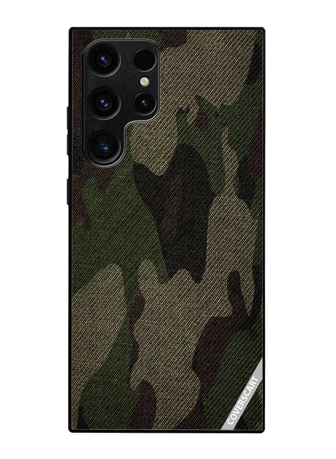 COVERSCART Protective Case Cover For Samsung Galaxy S22 Ultra 5G Camouflage-Style Design Multicolour