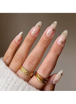 French Tip Press on Nails,Wearing Nails, Simple French Nude Colour, Love Nail Stickers, Removable Nails.Fake Acrylic Nails With Glue Kit. - pzsku/Z371F41A25B9B16997CEDZ/45/_/1715260905/ce7efaef-bfbe-483e-bab7-20a11e0718e9