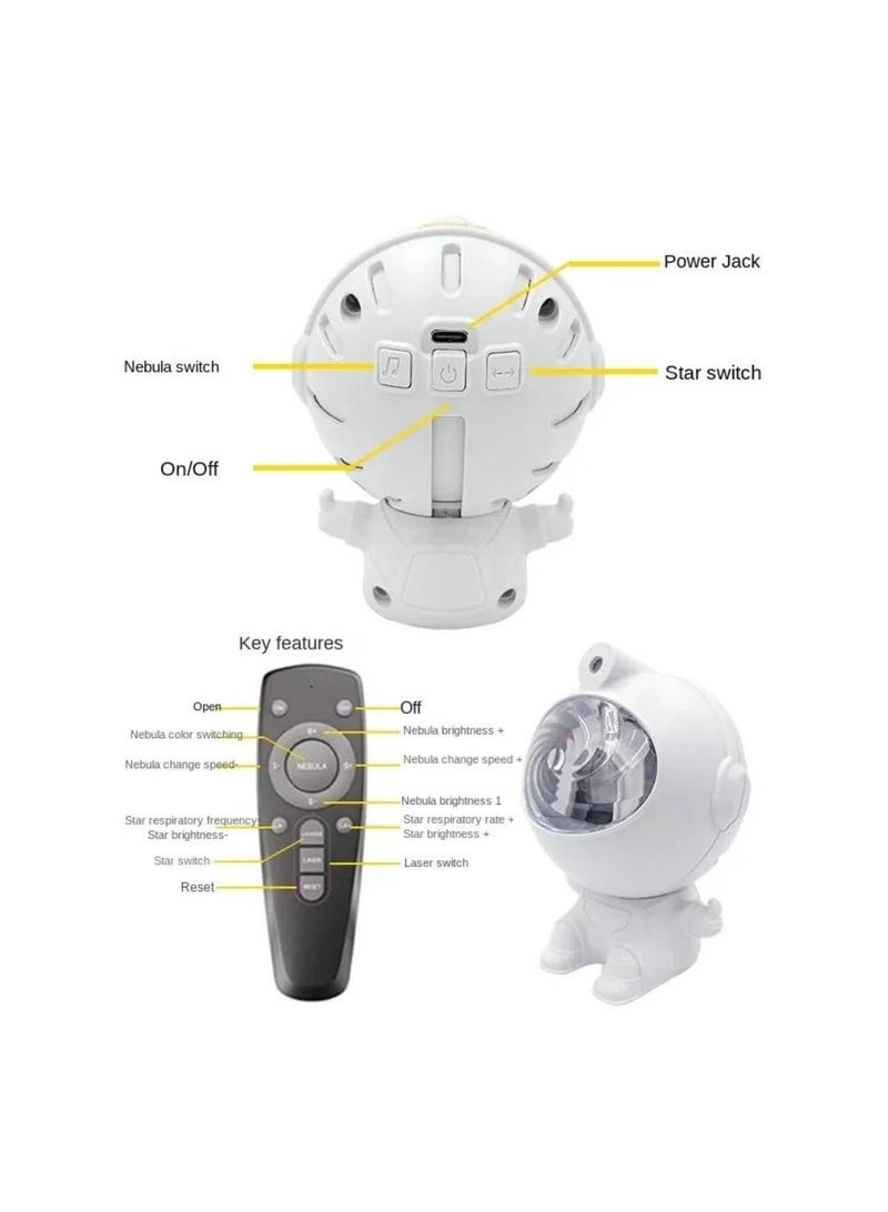 SPECTON Astronaut Galaxy Projector Astronaut Night Light for Kids Astronaut Light Projector with Nebula Remote Astronaut Galaxy Star Projector - Image 3