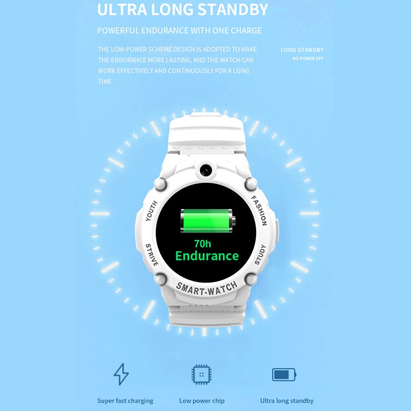 Y09 Kids Smartwatch with 4G Phone Call WiFi LBS GPS Tracker SOS Video Call Voice Chat Camera IP67 Waterproof Touchscreen Wristwatch Birthday Gift for Boys Girls Students - Image 4