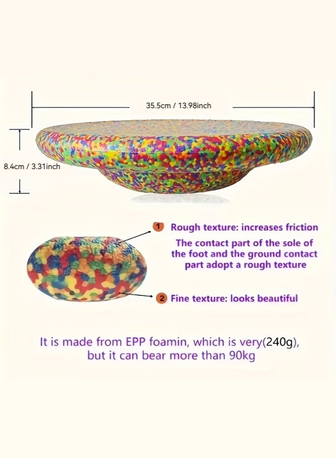 SHABILI Kids Balance Board Sensory Training Toy, EPP Foam Anti Slip Wobble Board for Balance Exercise and Coordination Development, Lightweight Durable Indoor Fitness Toy for Children Home Kindergarten Play (Camouflage) - Image 5