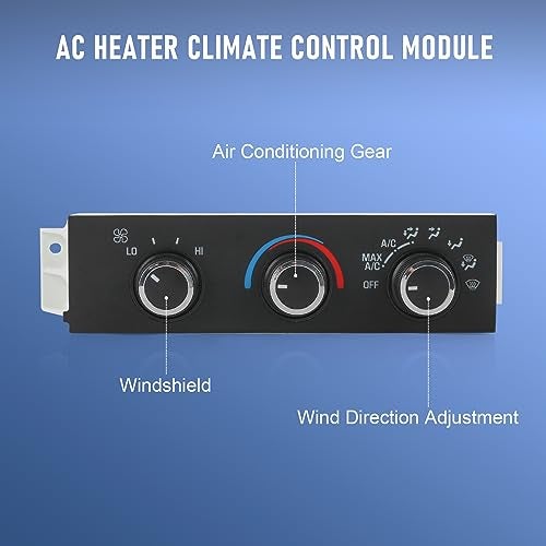 DICMIC Front A/C Heater Climate Control Module Compatible with 1996-2014 Chevrolet Express 1500 GMC Savana 1500 1996-2020 Chevrolet Express 2500 3500 GMC Savana 2500 3500 Replace# 599-217, 15073274 - Image 4