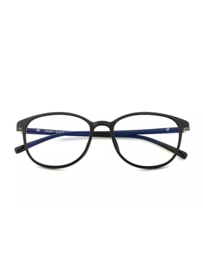 Spectacles - Anti Radiation Glasses Unisex Blue Out Matte Black - Image 1