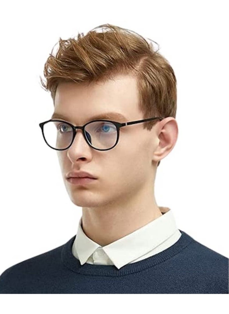 Spectacles - Anti Radiation Glasses Unisex Blue Out Matte Black - Image 1