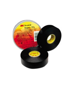 3M 3M 500-06132 Scotch Super 33+ Vinyl Electrical Tape, 3/4" Width, 66' Length  - Image 3