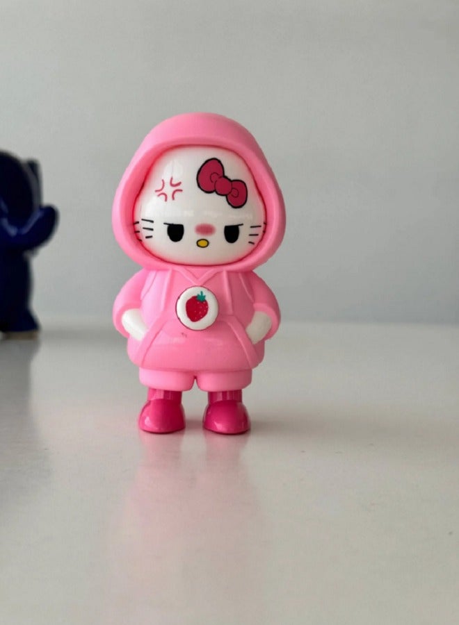 كيتي سلسلة مفاتيح هالو كيتي مع تعبيرات وجه متغيرة - فائقة الجمال - Image 2