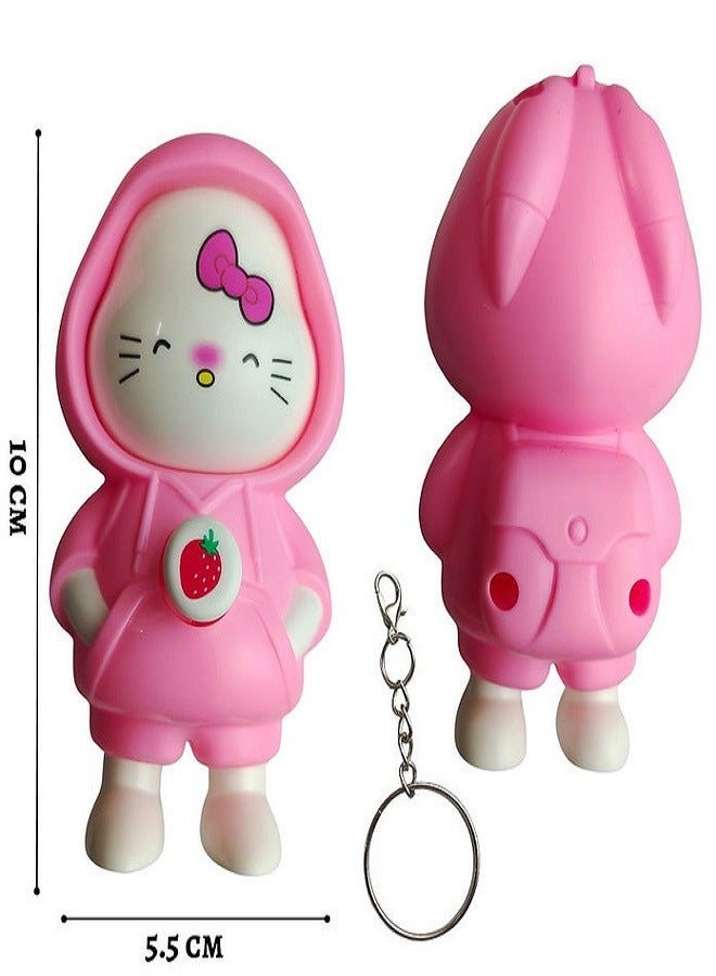كيتي سلسلة مفاتيح هالو كيتي مع تعبيرات وجه متغيرة - فائقة الجمال - Image 3