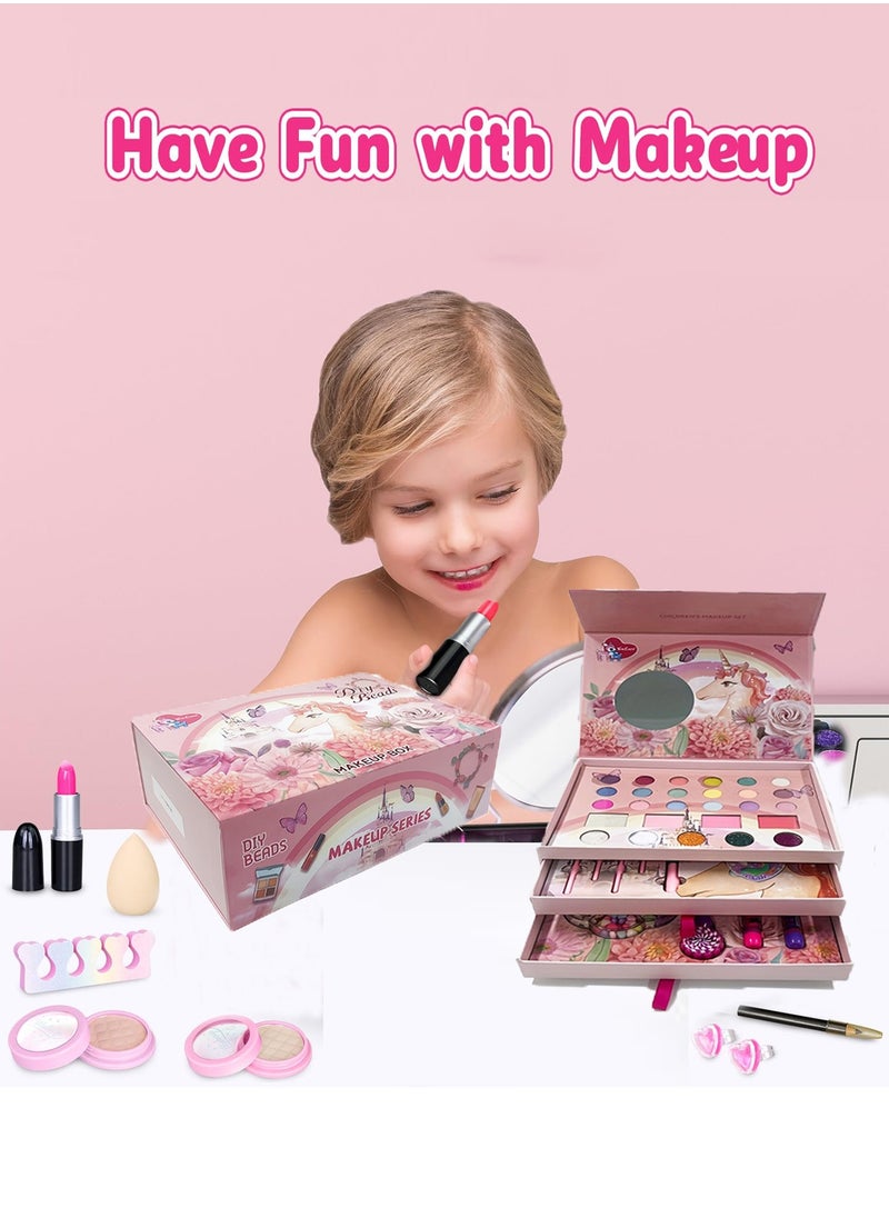 Luxury 3-Layer Gift for Her: 23 Eyeshadows, 4 Blushes & Nail Tools – Premium Makeup Set & Toys for Girls 4+ | Ramadan Exclusive Gift Set - pzsku/Z371FC9CAA9B0A80C855EZ/45/1741578124/6da272f0-3fa0-471f-8f2c-9a07b2f13ef2