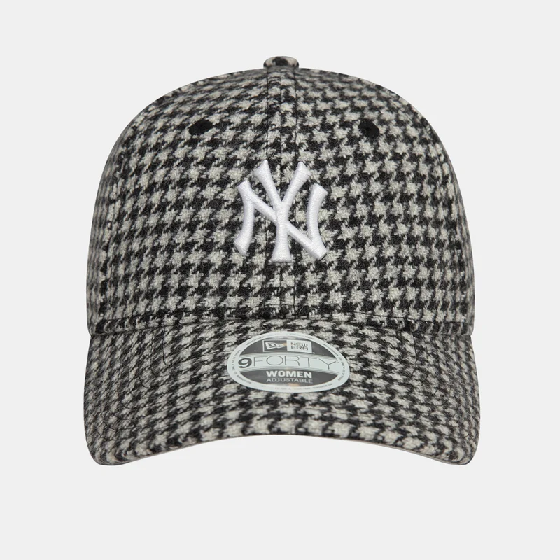NEW ERA Women's MLB New York Yankees Houndstooth Collection 9FORTY Cap