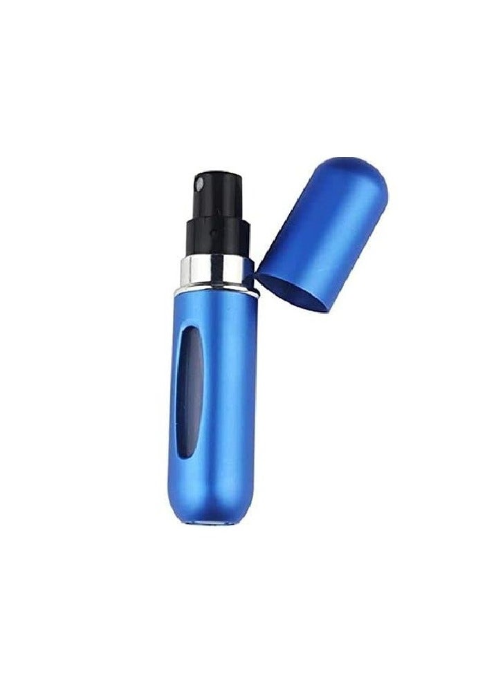 زجاجة رذاذ عطر صغيرة محمولة قابلة لإعادة الملء 5 ملي ازرق - Image 2