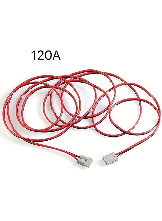 120A Anderson Connector Plug With 10AWG Full Copper Wire For Battery Boxes Forklift Charging Cable - Image 4