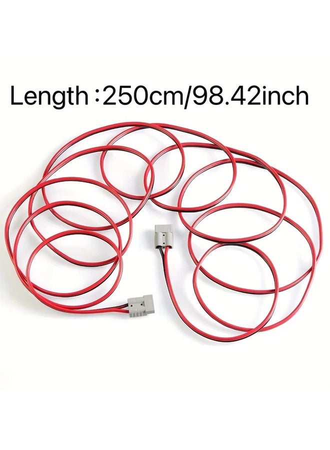 120A Anderson Connector Plug With 10AWG Full Copper Wire For Battery Boxes Forklift Charging Cable - Image 3