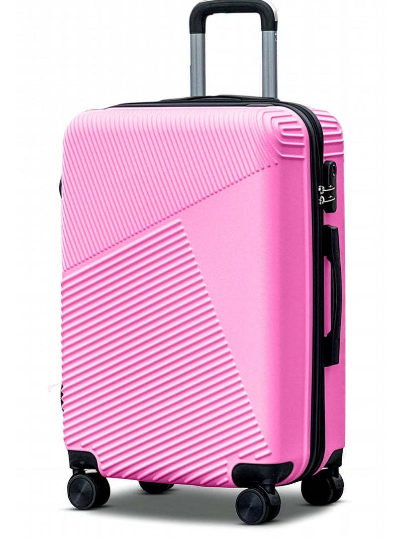 ZAAPPY Hard Shell Lightweight 24 Inch (20-25kg) Luggage, Smooth Wheels, Secured Locks - Image 1
