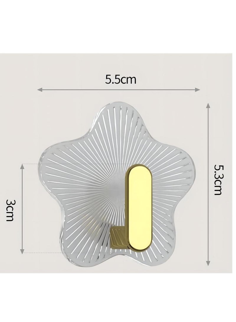 10pcs Self Adhesive Hangers Hooks Waterproof Adhesive Wall Hooks Heavy Duty Wall Hangers Without Nails for Hanging for Home Kitchen Bathroom Office  - Image 4