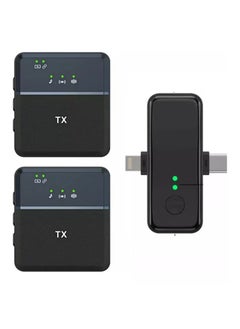 Tx 3-in-1 Wireless Microphone for iPhone & Type-C Devices – Dual Mic System for Clear Audio Recording and Streaming  - Image 1