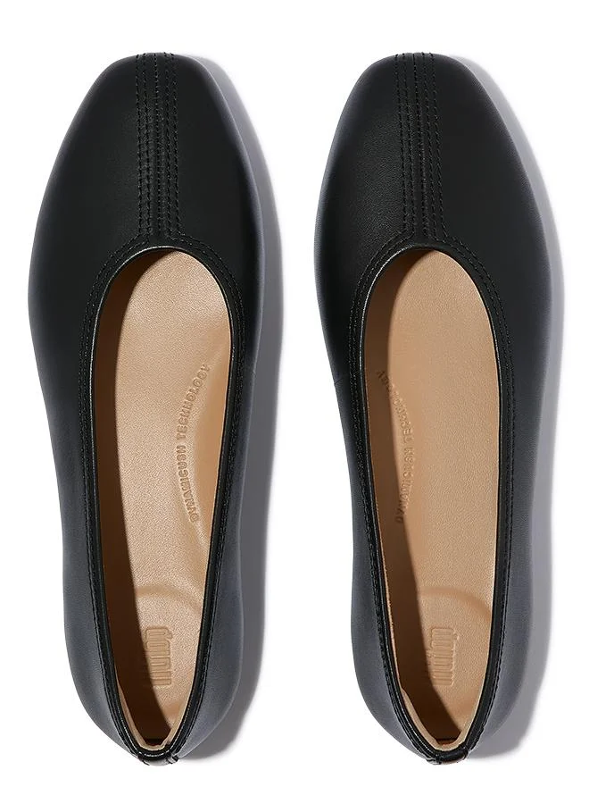 فيت فلوب DELICATO HIGH-CUT SOFT-LEATHER BALLET FLATS