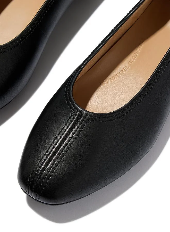 فيت فلوب DELICATO HIGH-CUT SOFT-LEATHER BALLET FLATS