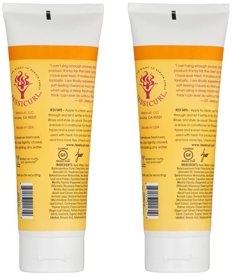 Jessicurl, Deep Conditioning Treatment, Island Fantasy, 16 Fl oz. Deep Conditioner for Dry Damaged Hair, great Anti Frizz Hair Mask and Leave in Conditioner for Curly Hair - Image 2