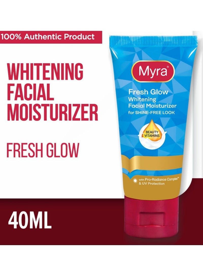 Myra Fresh Glow Whitening Facial Moisturizer 40ml - Image 4