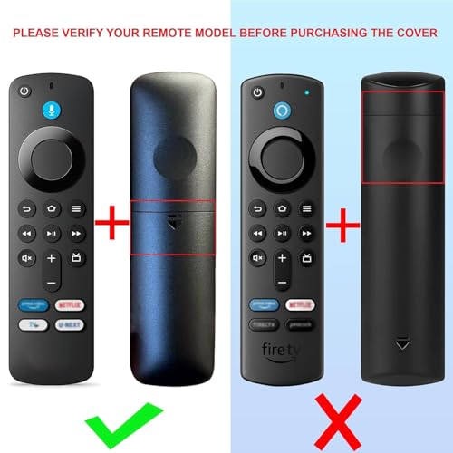RAYA Silicone TV Remote Cover Compatible with All New Fire TV Stick 4k & Fire Tv Stick HD Remote 2025 Model Protective Case with Lanyard (Red) - Image 2