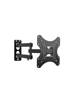 TechFort Full Motion Articulating Swivel Wall Mount Bracket For Upto 42 Inch Black Black  - Image 1