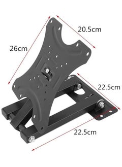 TechFort Full Motion Articulating Swivel Wall Mount Bracket For Upto 42 Inch Black Black  - Image 3