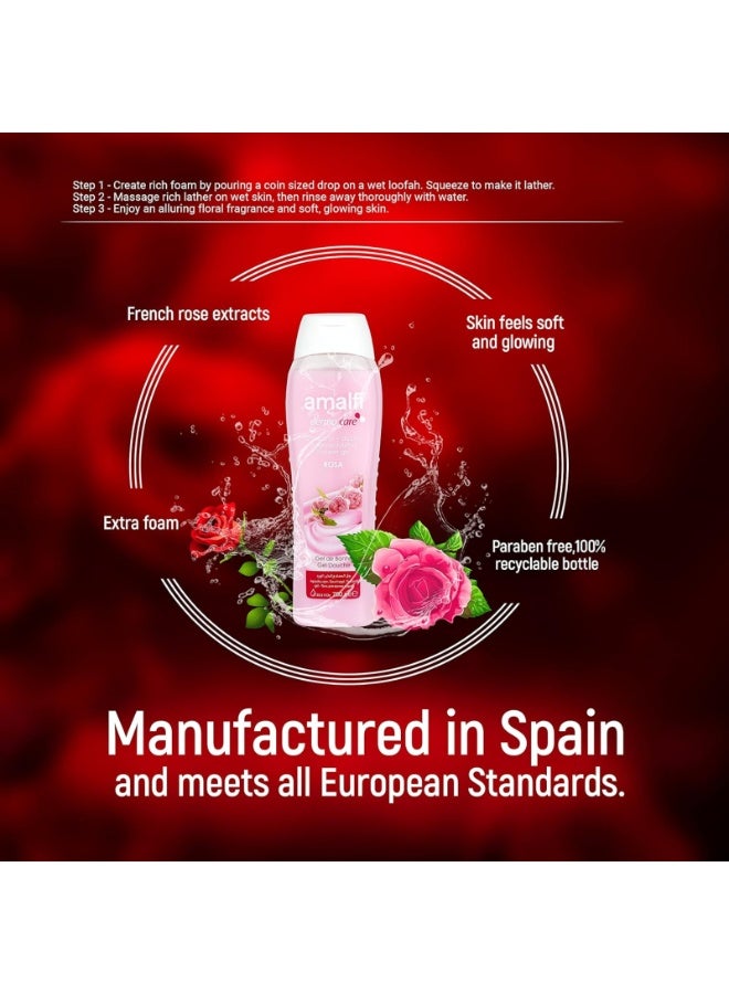 AMALFI Dermo Care Shower Gel Rosa 750 ML - Image 3