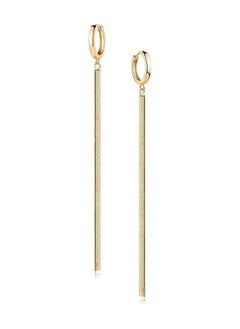 Mevecco Women Huggie Hoop Earrings Gold Ear Stud Cuff 14K Gold Filled Small Boho Beach Simple Delicate Handmade Hypoallergenic Jewelry Gift  - Image 1