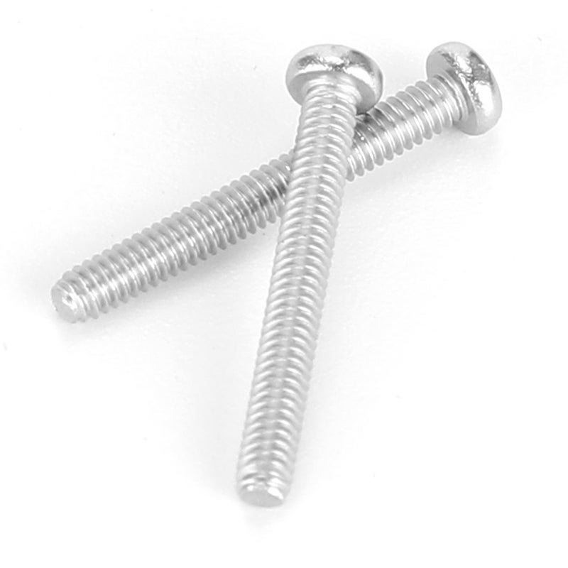 662PCS M2 Screw Set 304 Stainless Steel Pan Head Cross Machine Screw+Flat Elastic Washer+Nut - Image 1