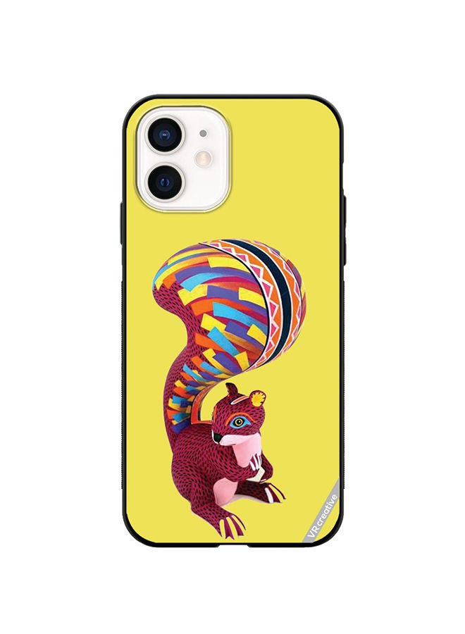 VR CREATIVE Protective Case Cover For Apple iPhone 12 mini Squirrel Design Multicolour - Image 1
