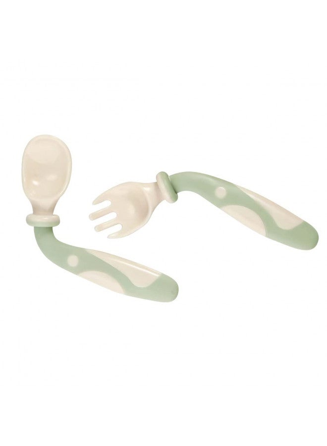PandaEar Baby Bendable Spoons and Forks set 6 Pack| Training Learning Self-Feeding Baby Spoons First Stage for Kids Toddlers Children and Infants| BPA Free| Easy Grip Fork Tableware - Image 2