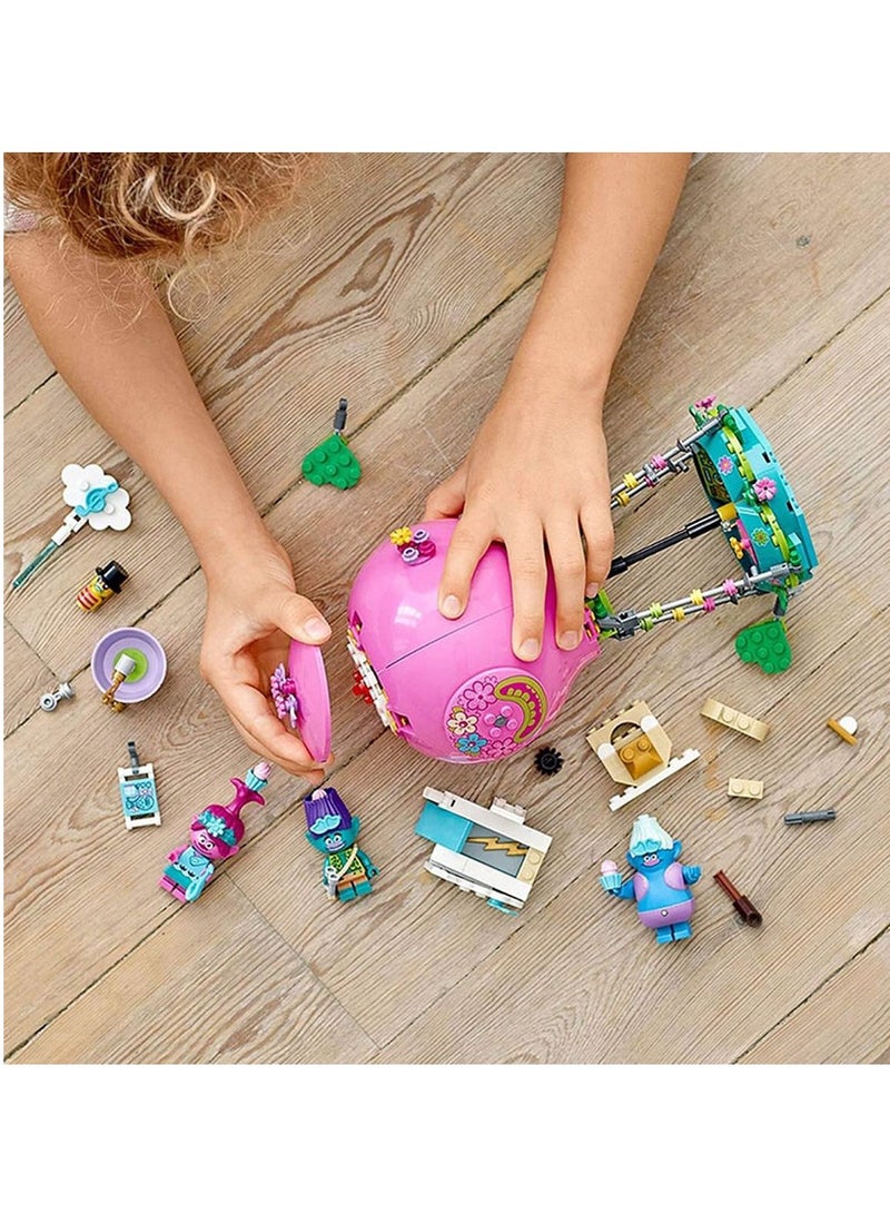 LEGO - Trolls World Tour Poppy's Hot Air Balloon Adventure 250 Pieces - 41252 - Image 3